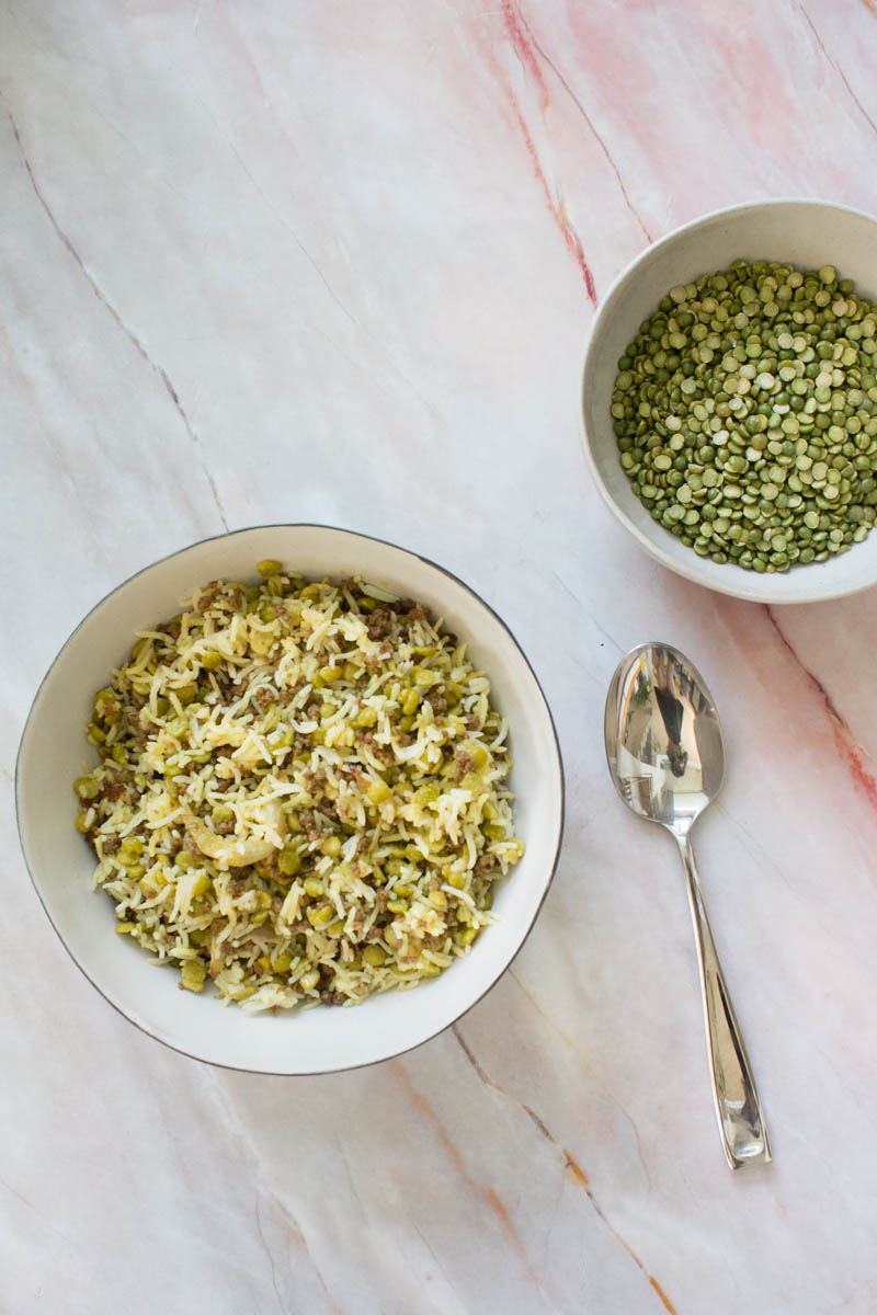 Khichdi with moong dal 