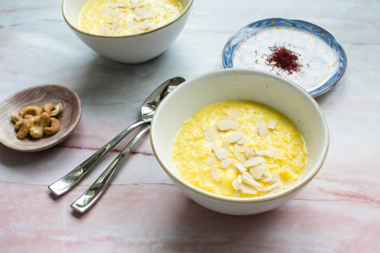 Kashmiri Style Kheer (Rice Pudding) - Pakistan Eats