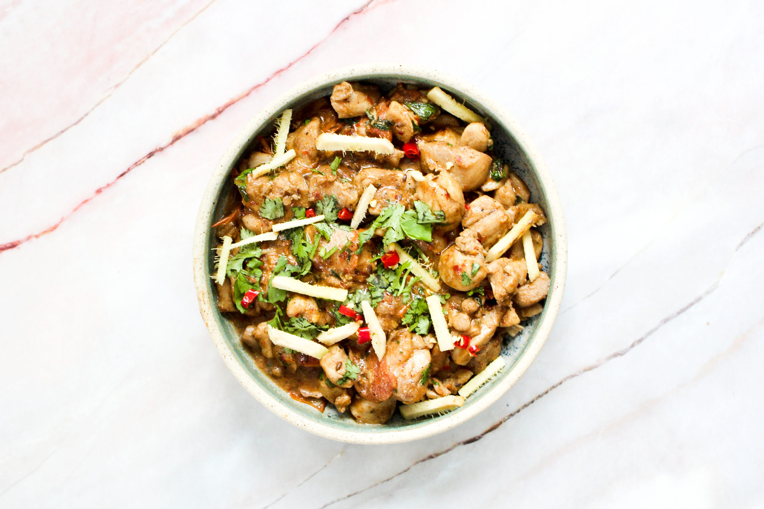 chicken karahi single