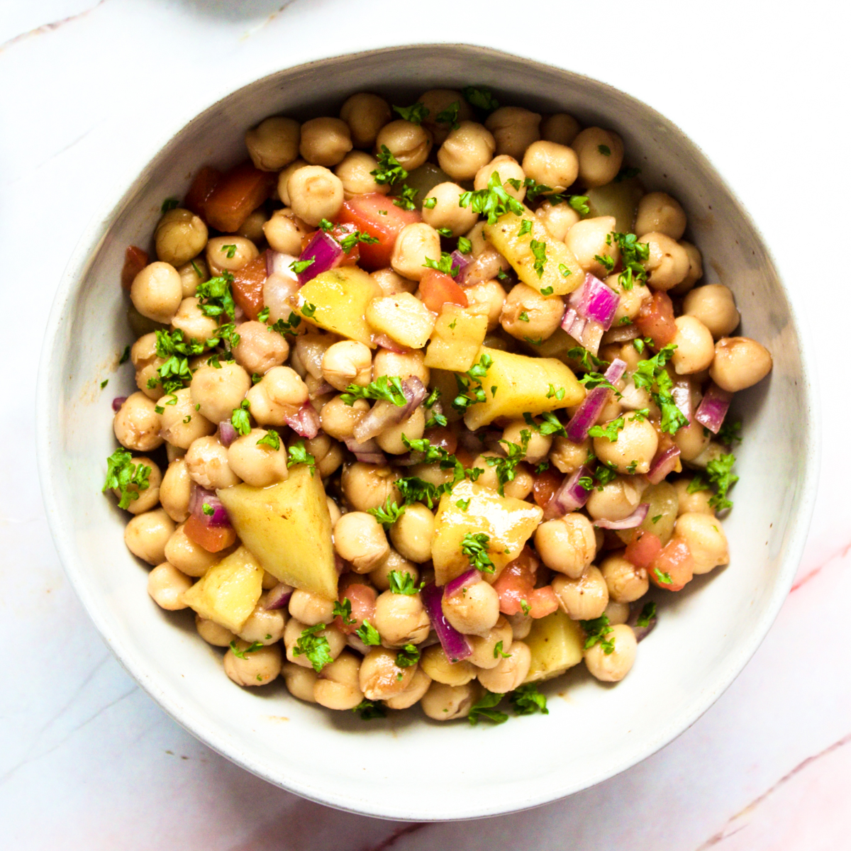 Chana Chaat with Tamarind Chutney - Pakistan Eats