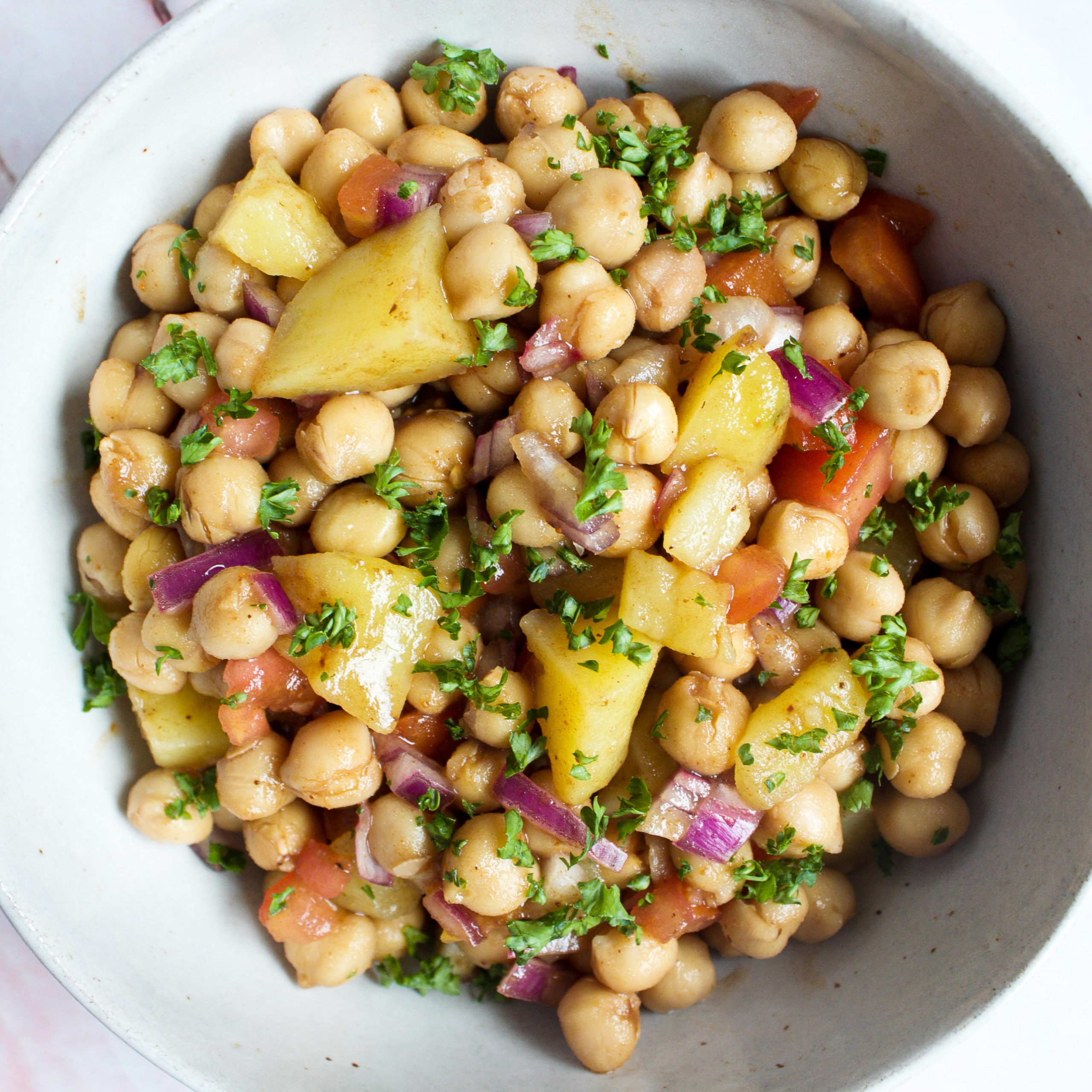 Chana Chaat with Tamarind Chutney - Pakistan Eats