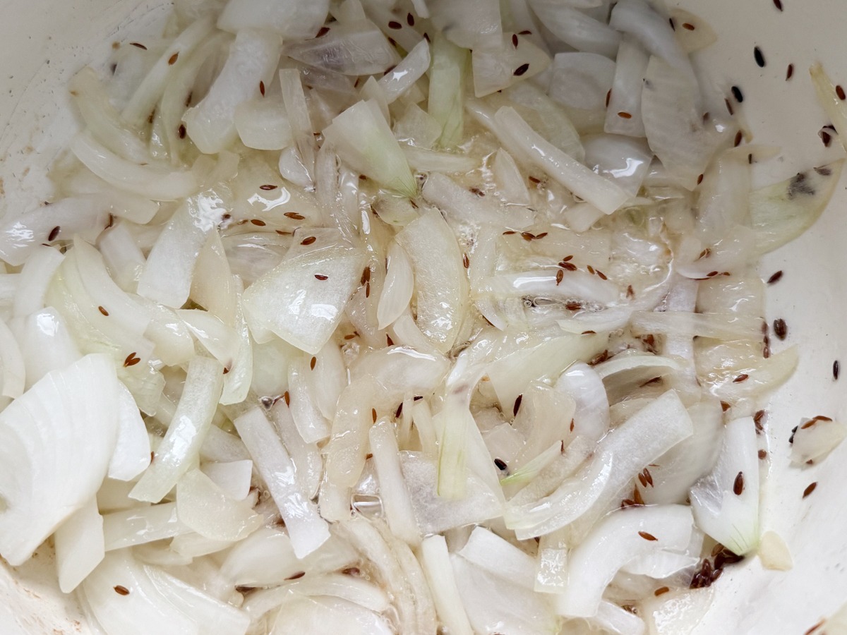 translucent onion